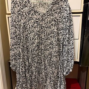 Zara Monochrome Abstract dress